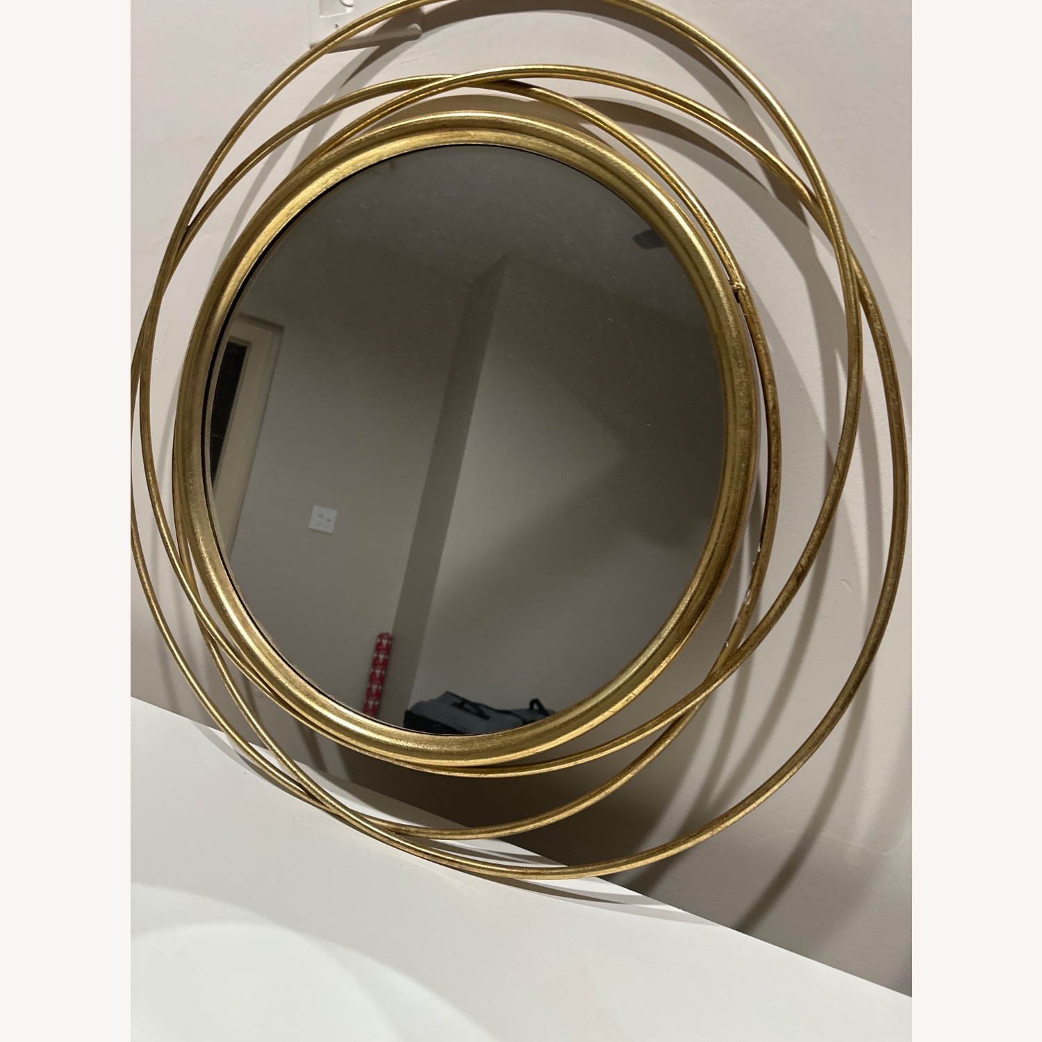 Wayfair Gold Metal Wall Mirror - image-1