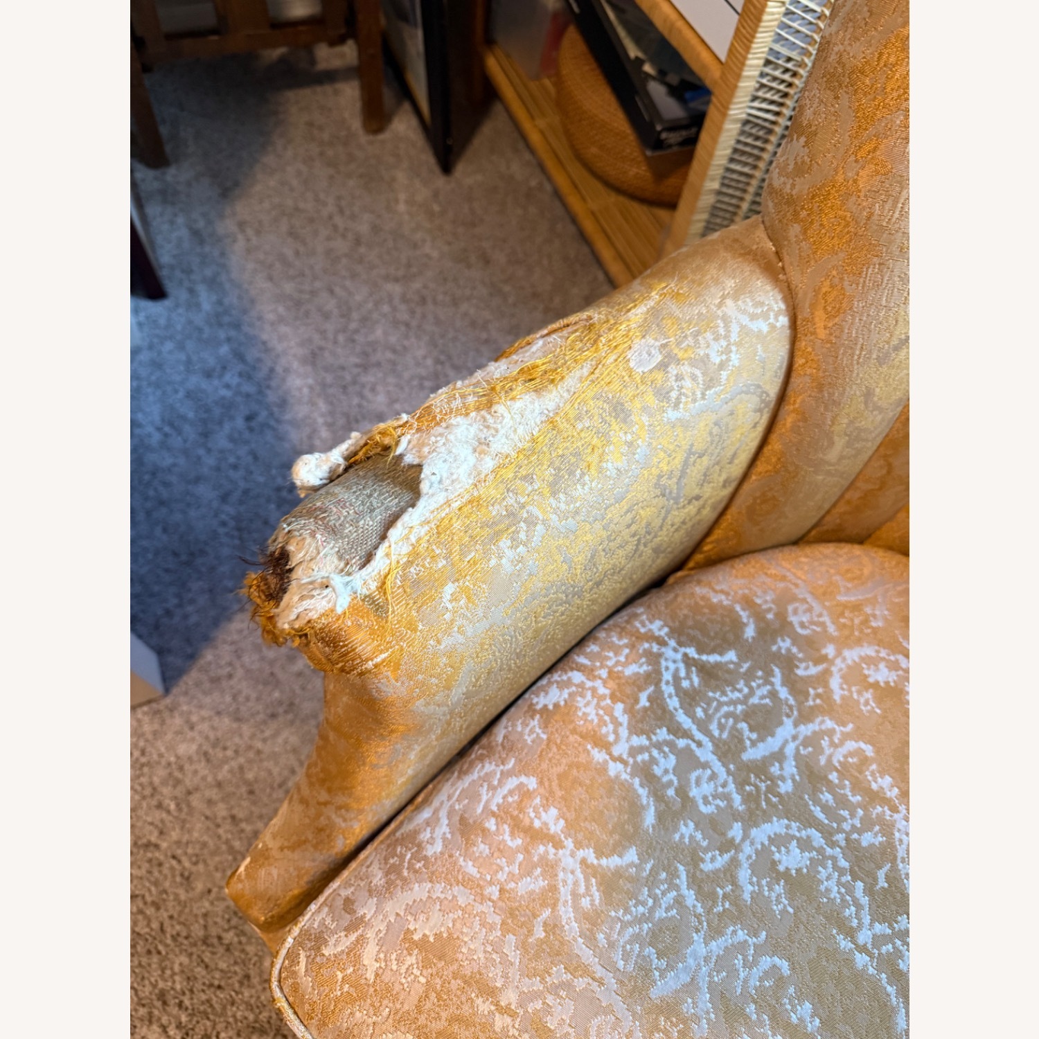 Antique Wingback Chair - image-3