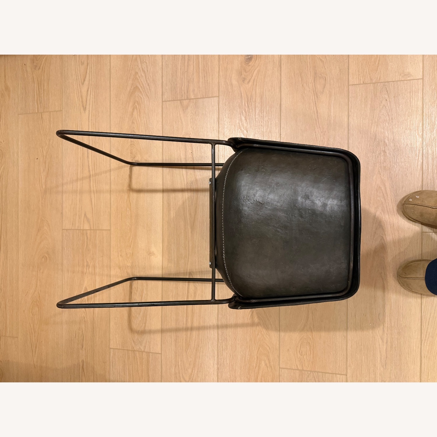 Sol & Luna Girón Black Leather Dining Chairs - image-3