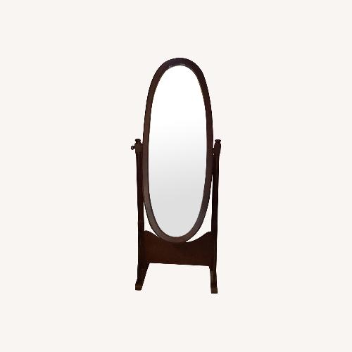 Used Vintage/Antique Finds Dark Brown Floor Mirror for sale on AptDeco