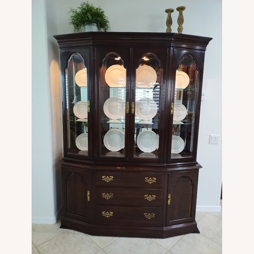 Used Ethan Allen Georgian Court China Cabinet for sale on AptDeco