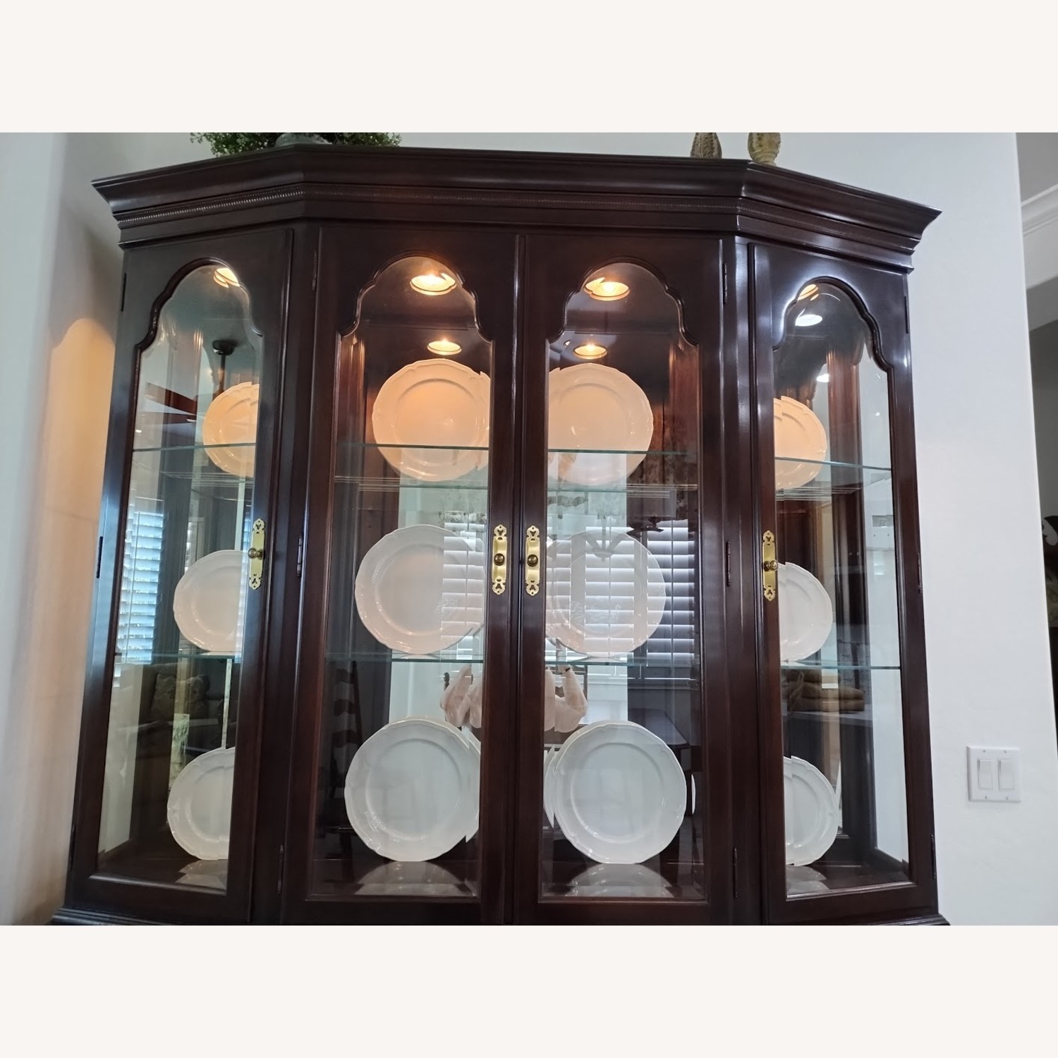 Ethan Allen Georgian Court China Cabinet - image-3