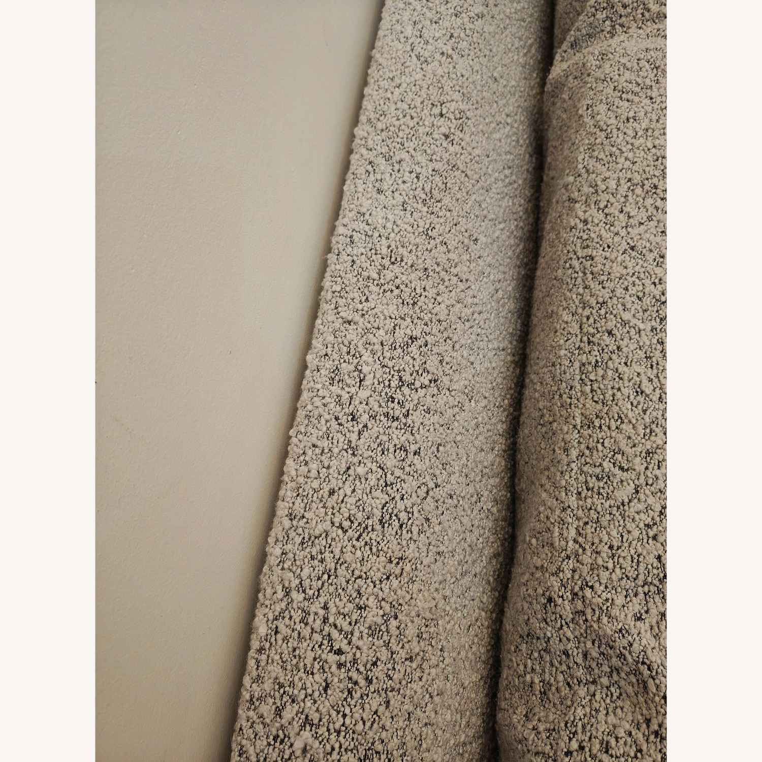 CB2 Kara Mann Light Gray Fabric Plinth Sofa - image-4