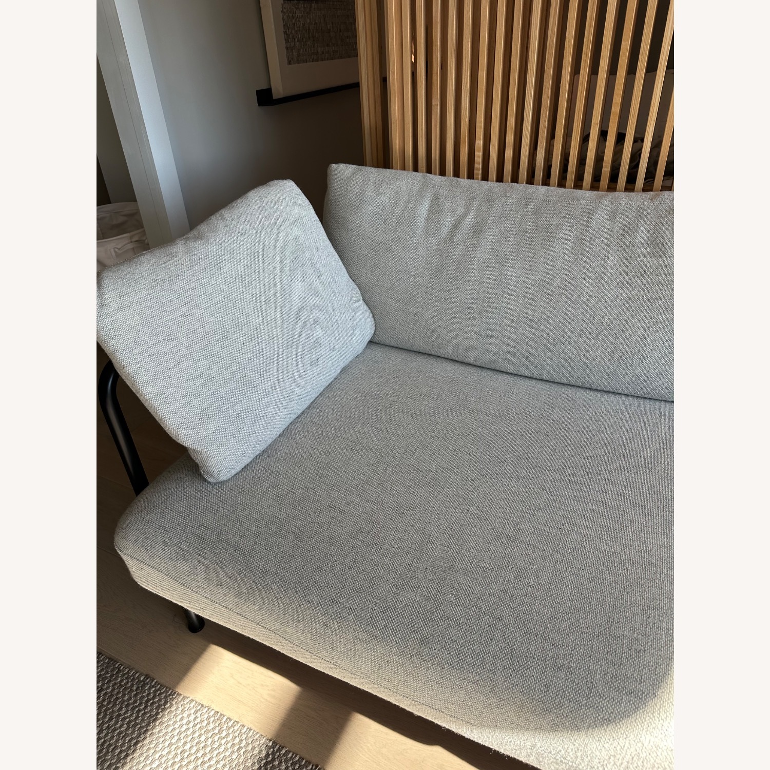 Light Gray Fabric 2 Piece Sectional - image-4