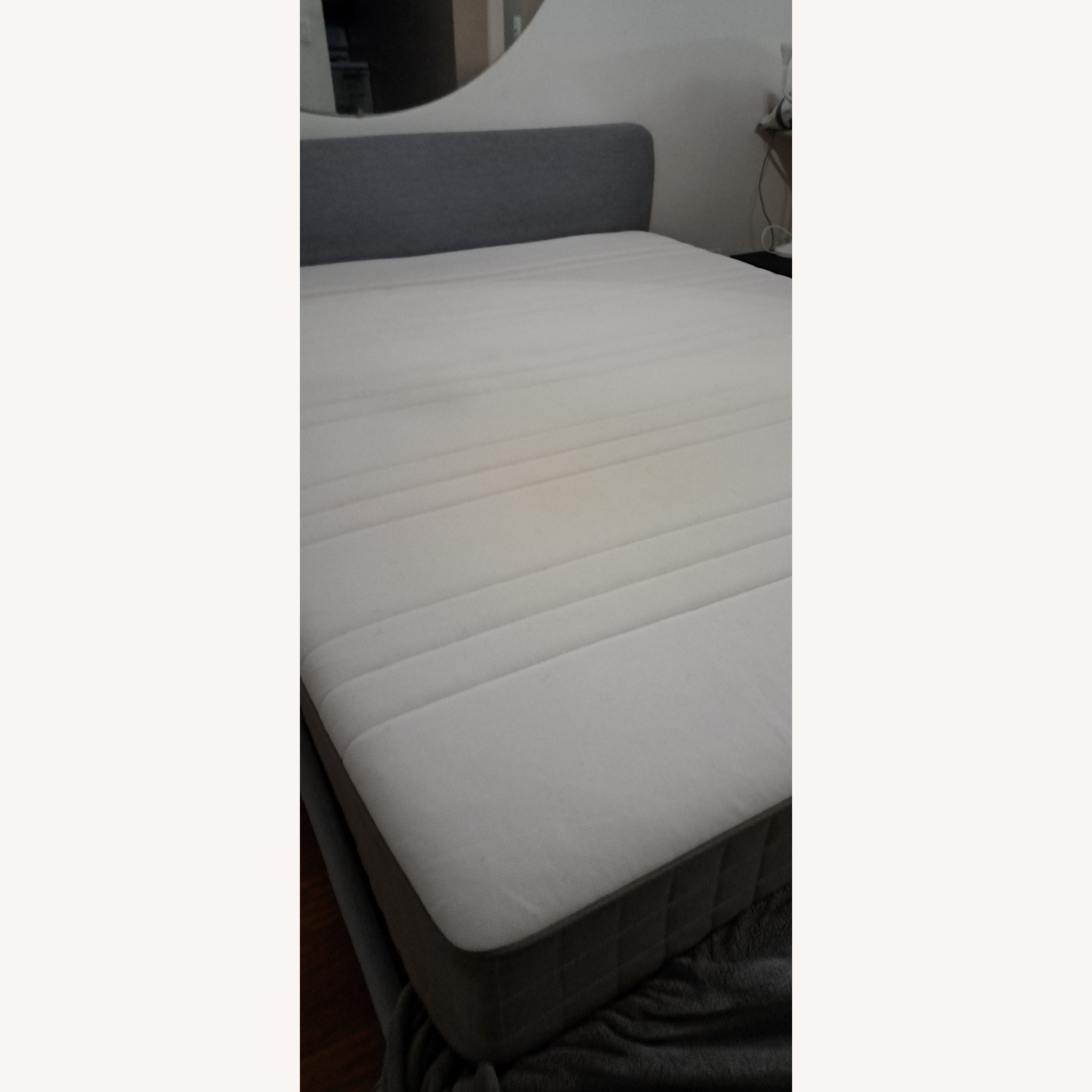 IKEA Slattum Light Gray Full Bed - image-5