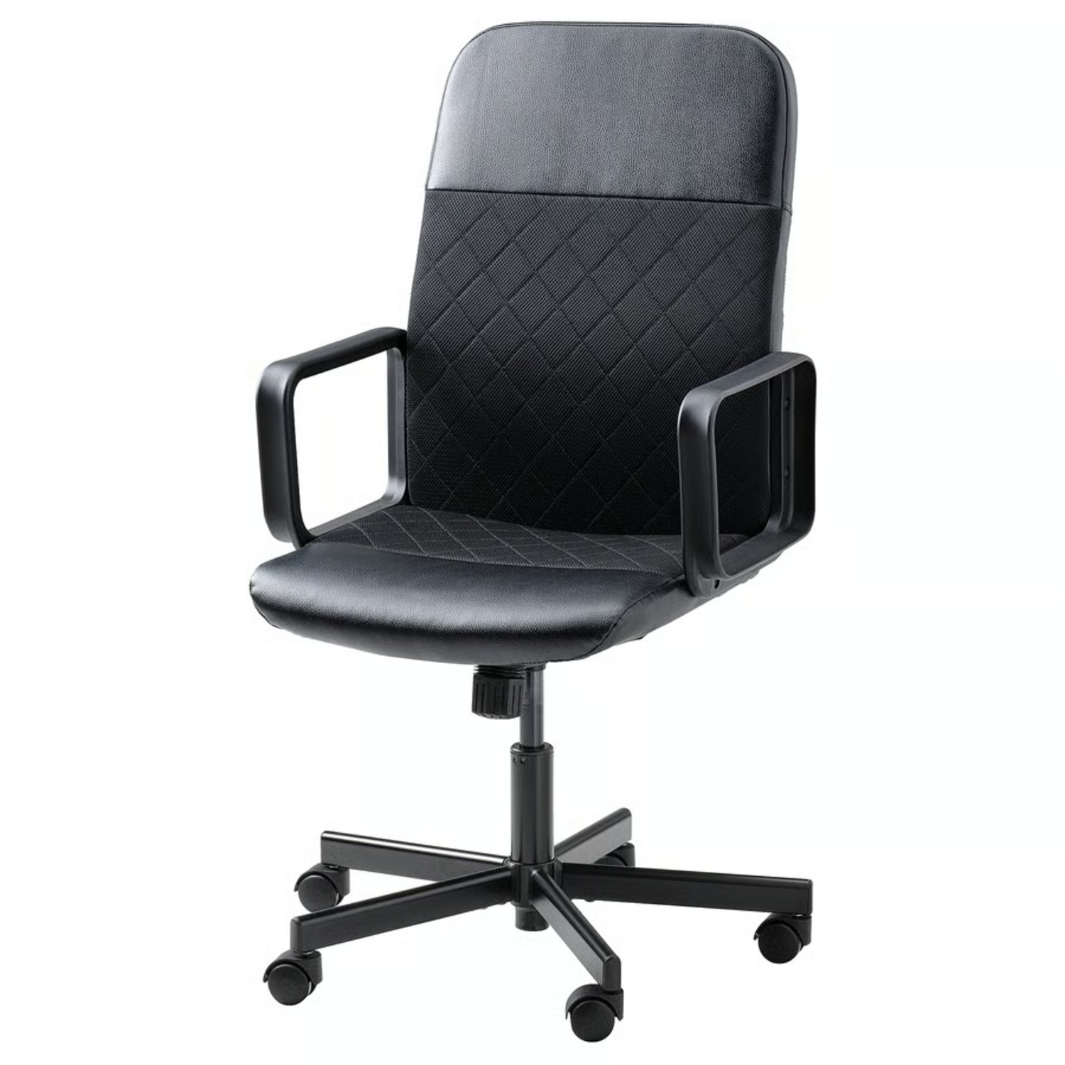 IKEA RENBERGET Swivel Chair, Bomstad Black - image-4