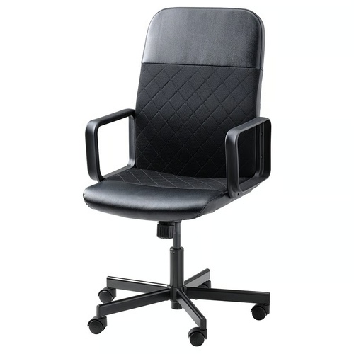 Used IKEA RENBERGET Swivel Chair, Bomstad Black for sale on AptDeco