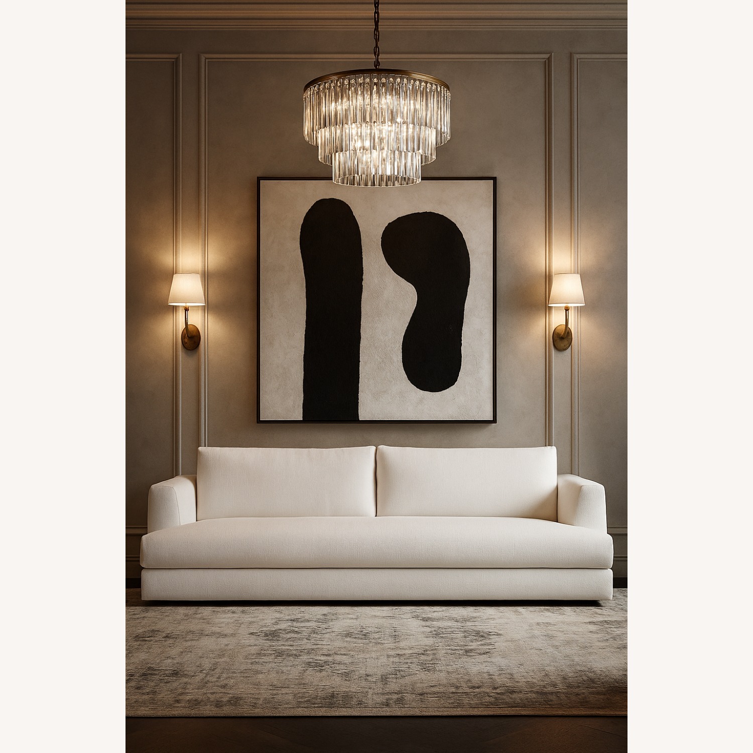 Restoration Hardware Monza 3+ Seater Sofa - image-0