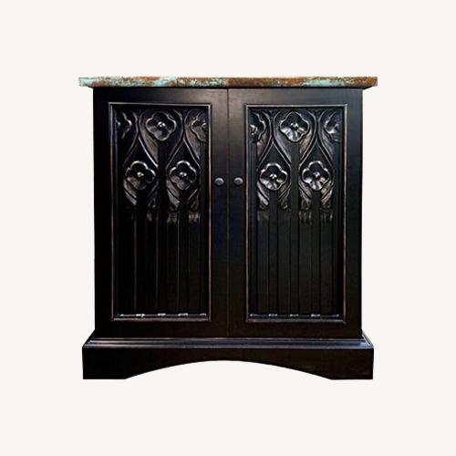 Used Arhaus Aubrey Dark Brown Wood Sideboard for sale on AptDeco