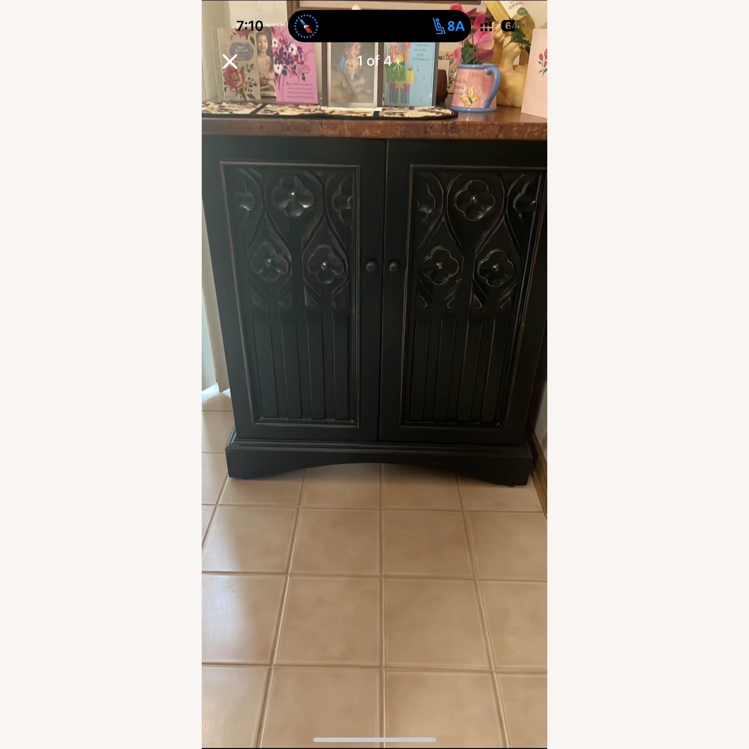 Arhaus Aubrey Dark Brown Wood Sideboard - image-1