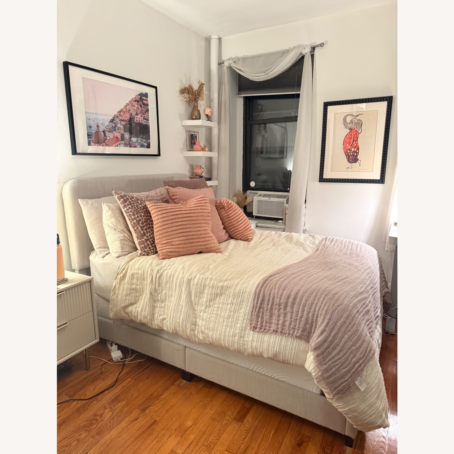 Mercury Row Delp Light Gray Fabric Full Bed - image-3