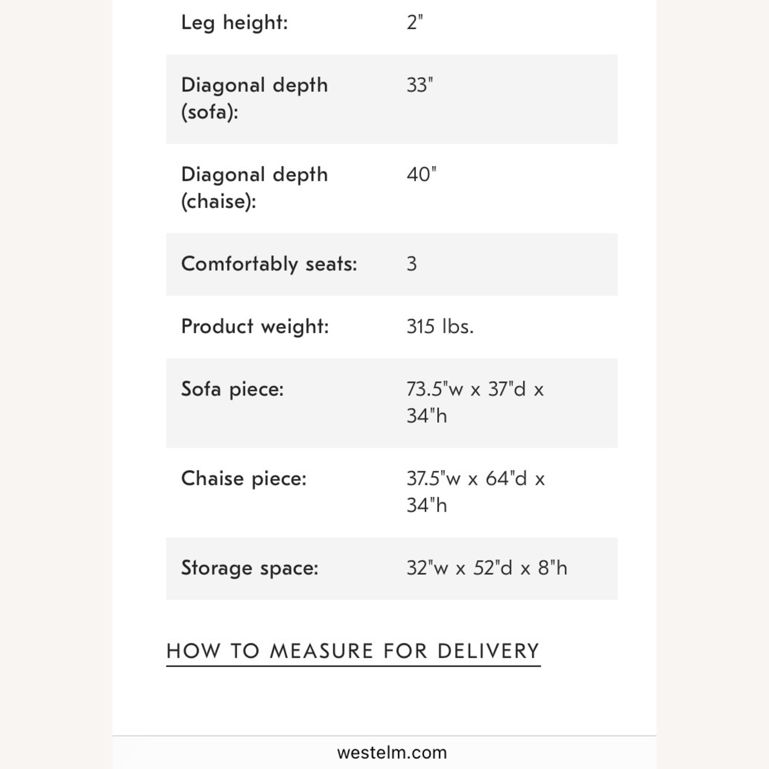 West Elm Marin Green Chaise Lounge - image-6