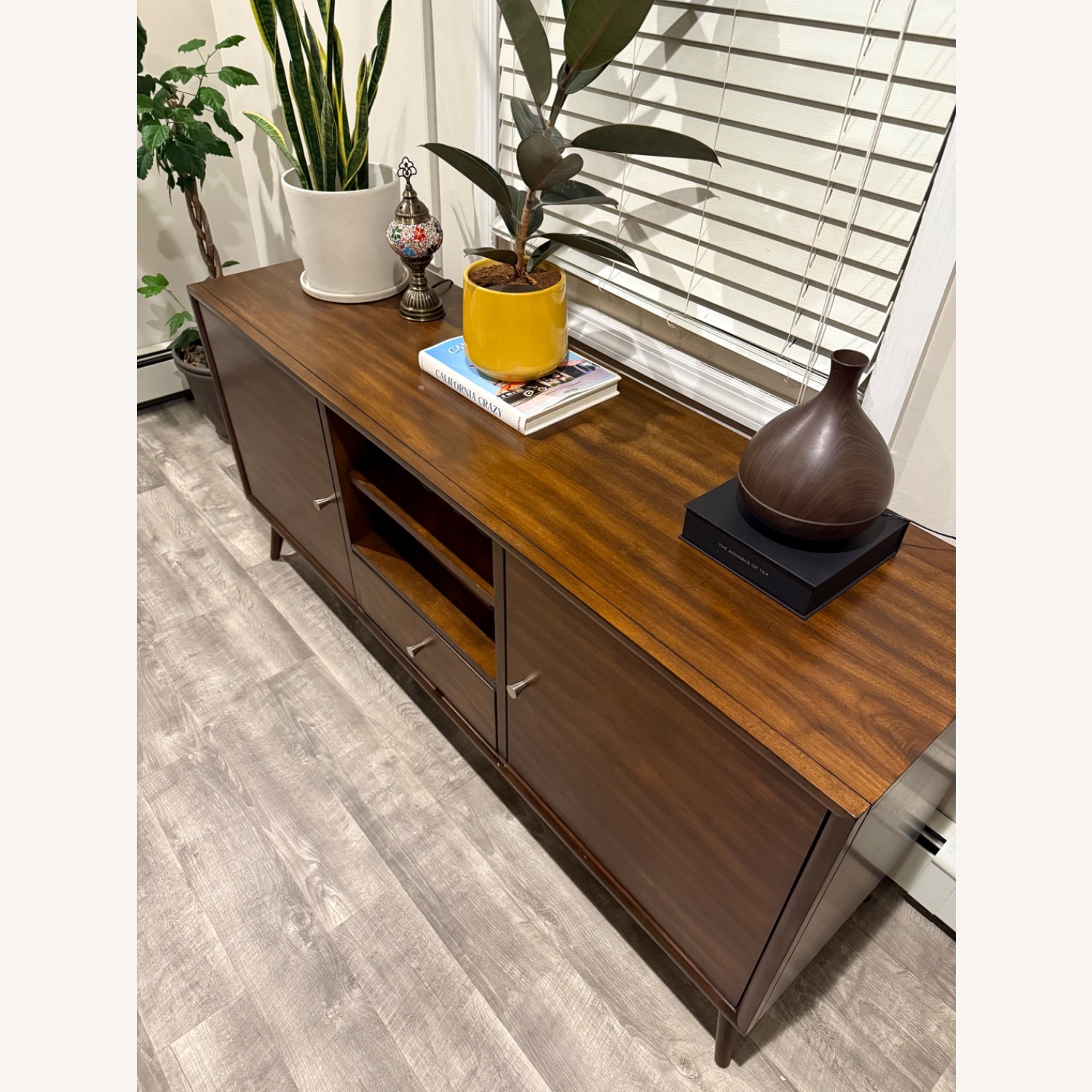 Raymour & Flanigan Miranda Mid-Century Walnut Sideboard - image-3