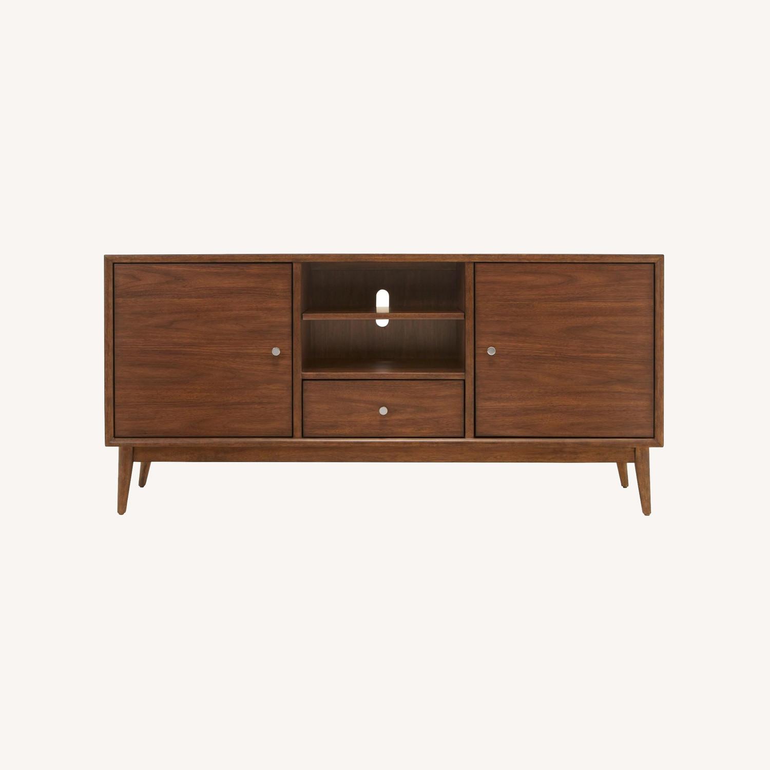 Raymour & Flanigan Miranda Mid-Century Walnut Sideboard - image-0