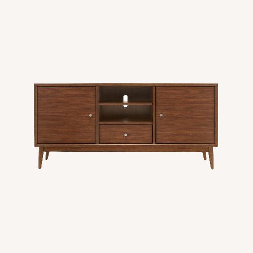Used Raymour & Flanigan Miranda Mid-Century Walnut Sideboard for sale on AptDeco
