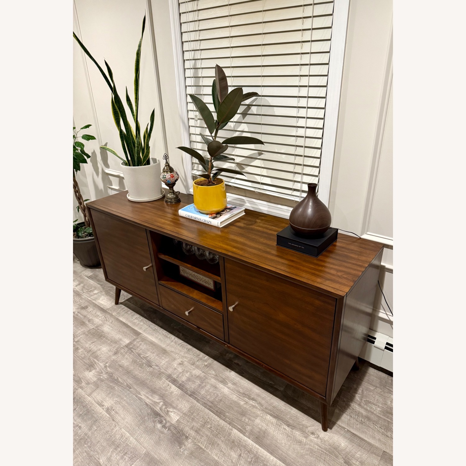Raymour & Flanigan Miranda Mid-Century Walnut Sideboard - image-2