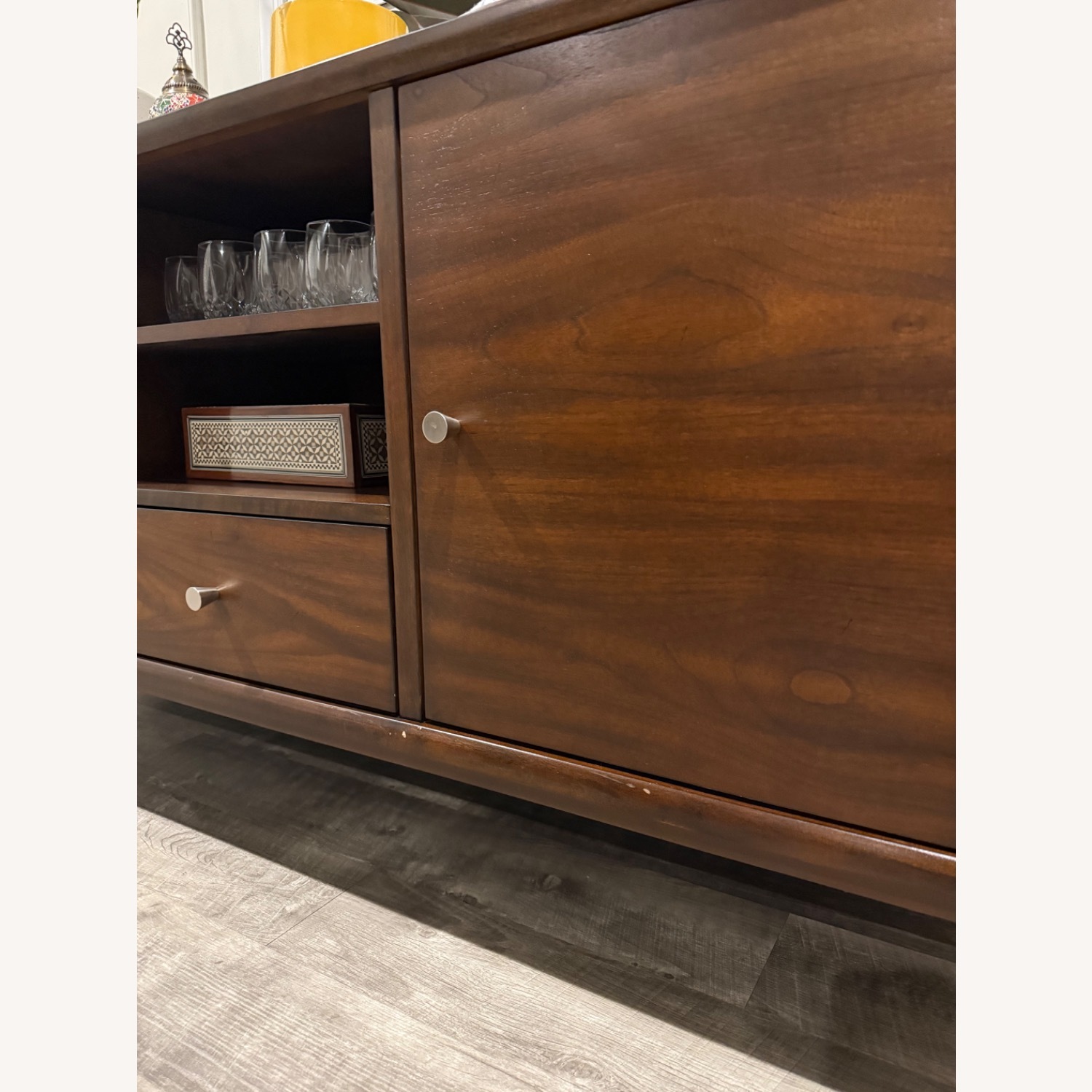 Raymour & Flanigan Miranda Mid-Century Walnut Sideboard - image-4
