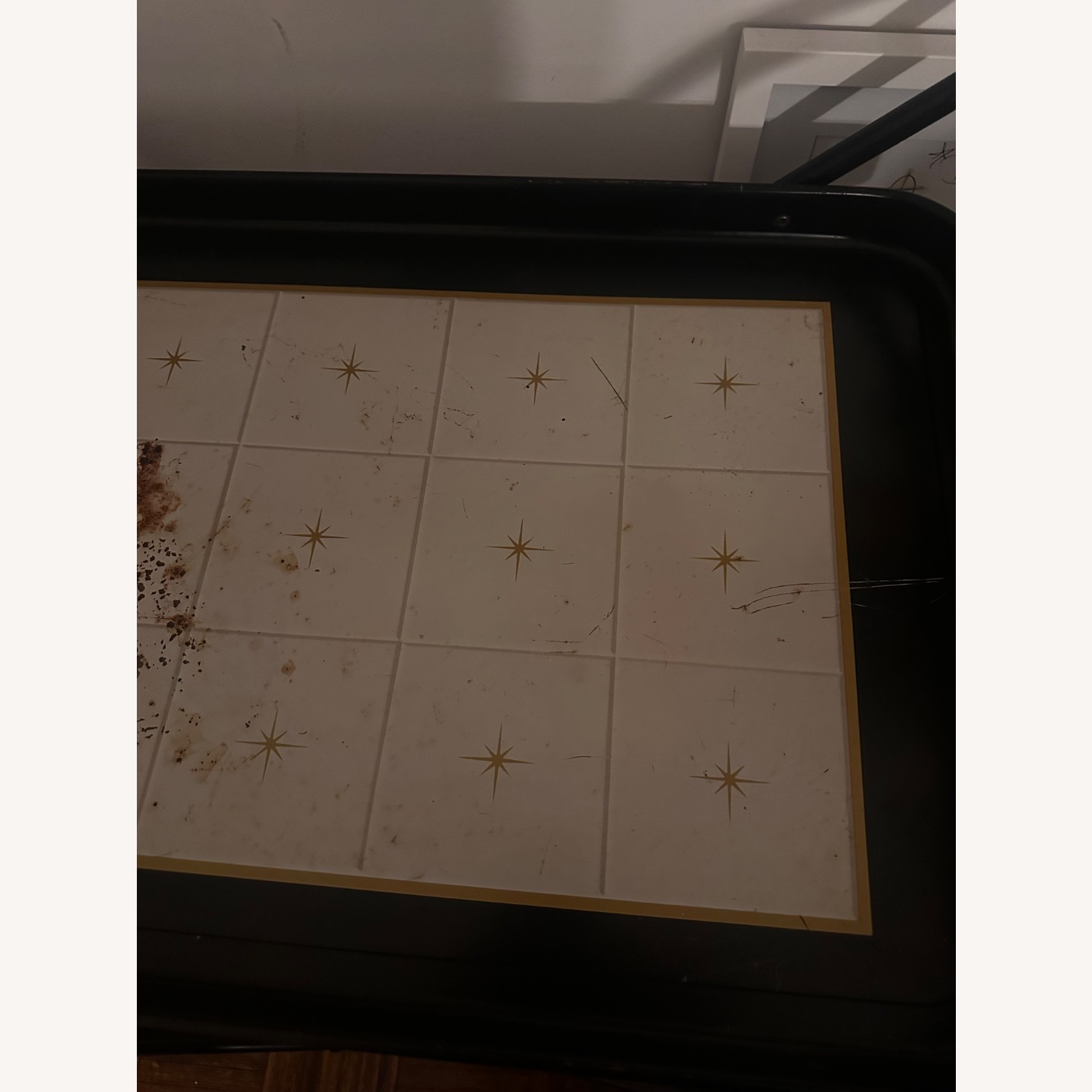 Vintage/Antique Finds Black Metal Bar Cart - image-2