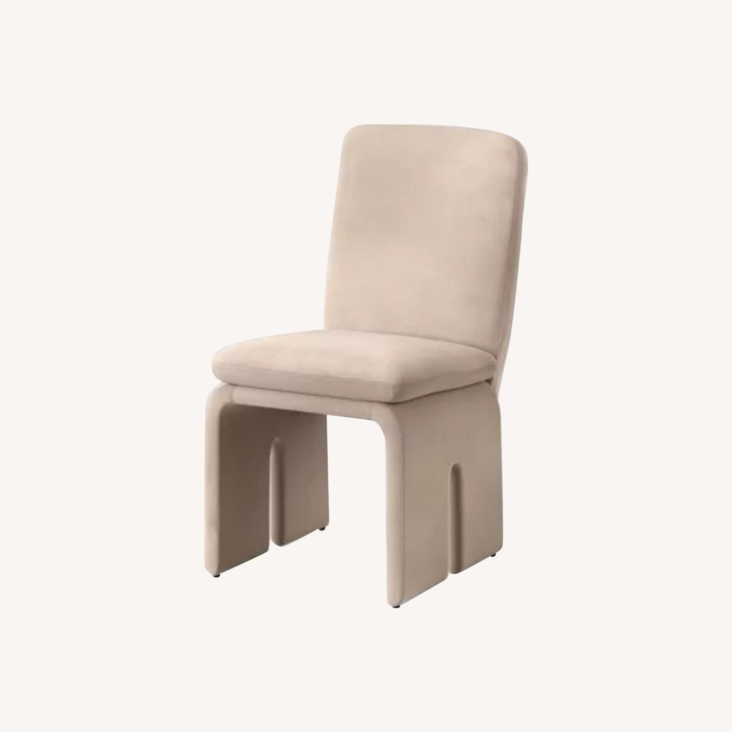 Threshold Natural Microsuede Dining Chairs - image-0