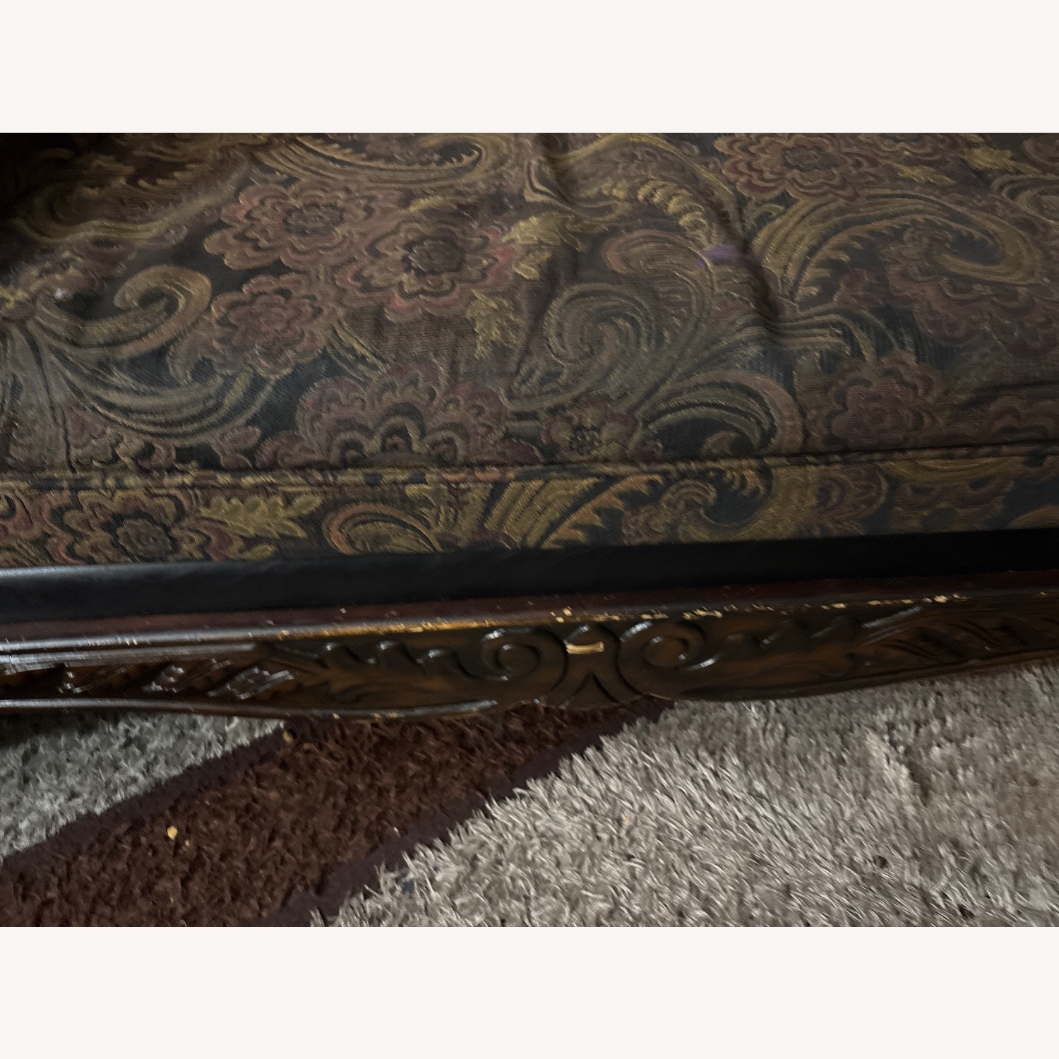 Dark Brown Loveseat - image-6