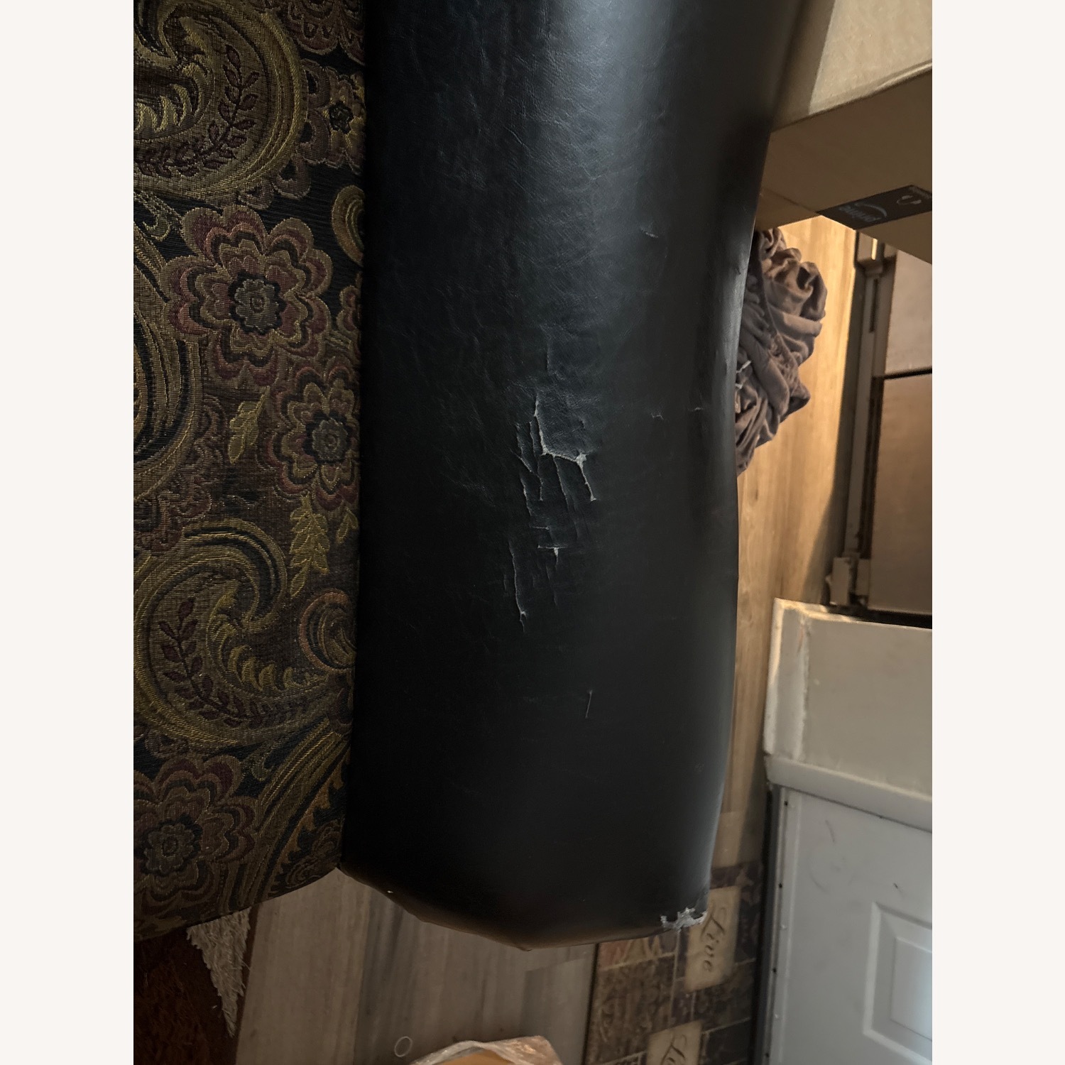 Dark Brown Loveseat - image-4