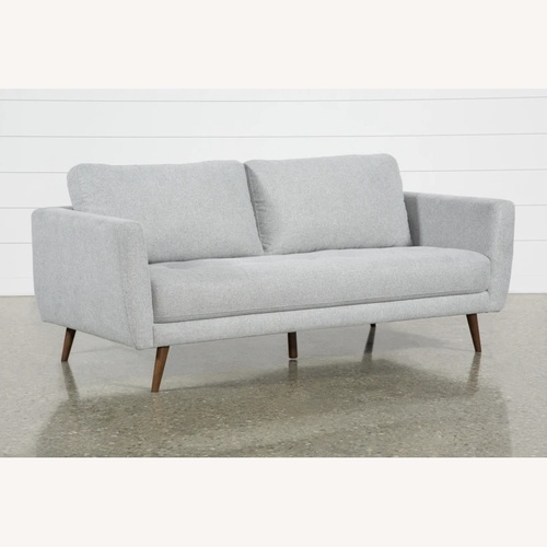 Used Living Spaces Light Gray 3+ Seater Sofa for sale on AptDeco
