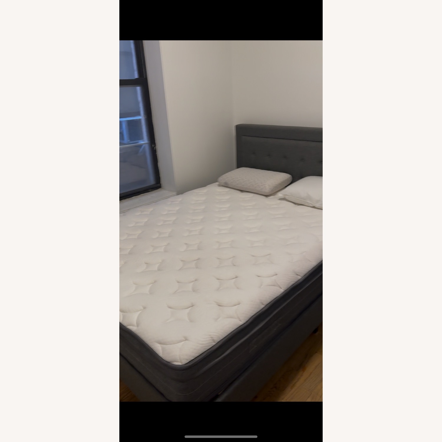 Zinus Dachelle Dark Gray Queen Bed - image-1