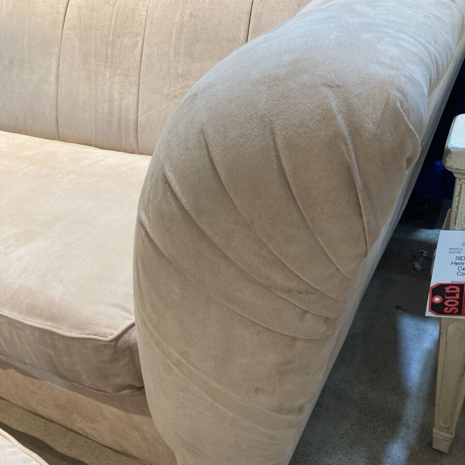 2pc Microfiber Left Chaise W Ottoman Sectional - image-7