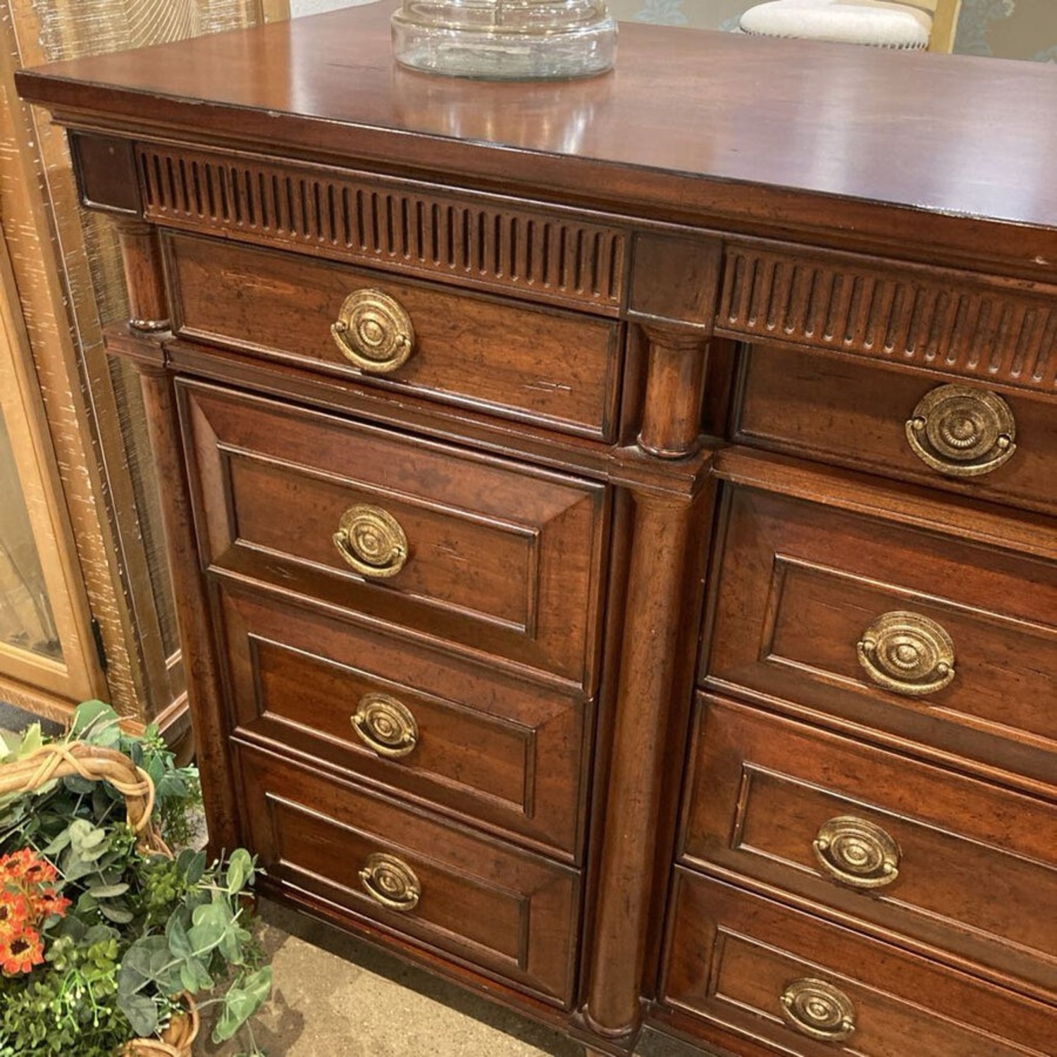 Federal Style Traditional 12-Drawer Buffet - image-5