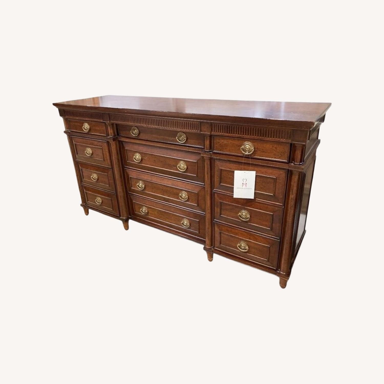 Federal Style Traditional 12-Drawer Buffet - image-0