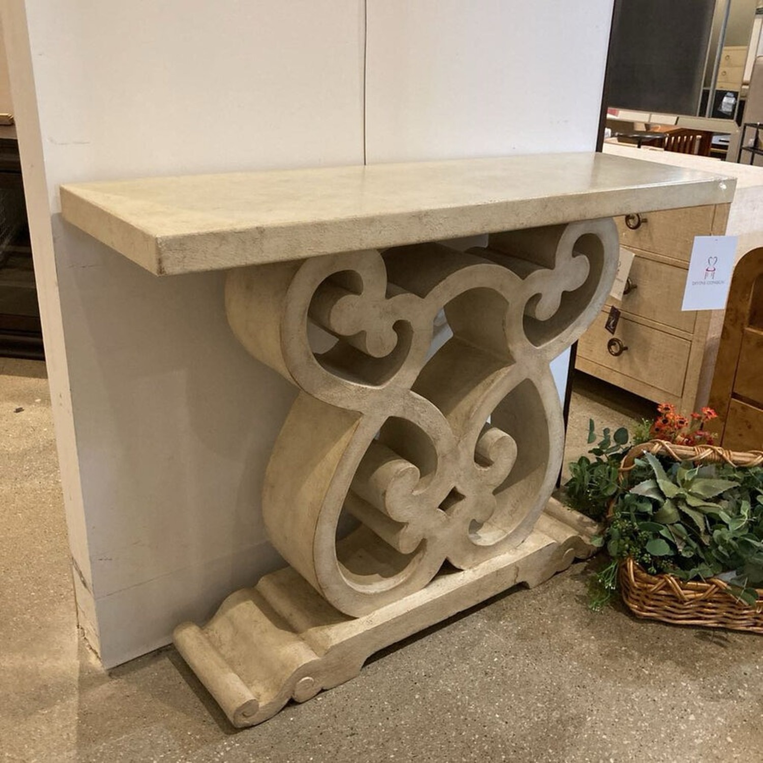 Hooker Furniture Rhapsody Scroll Console Table - image-1