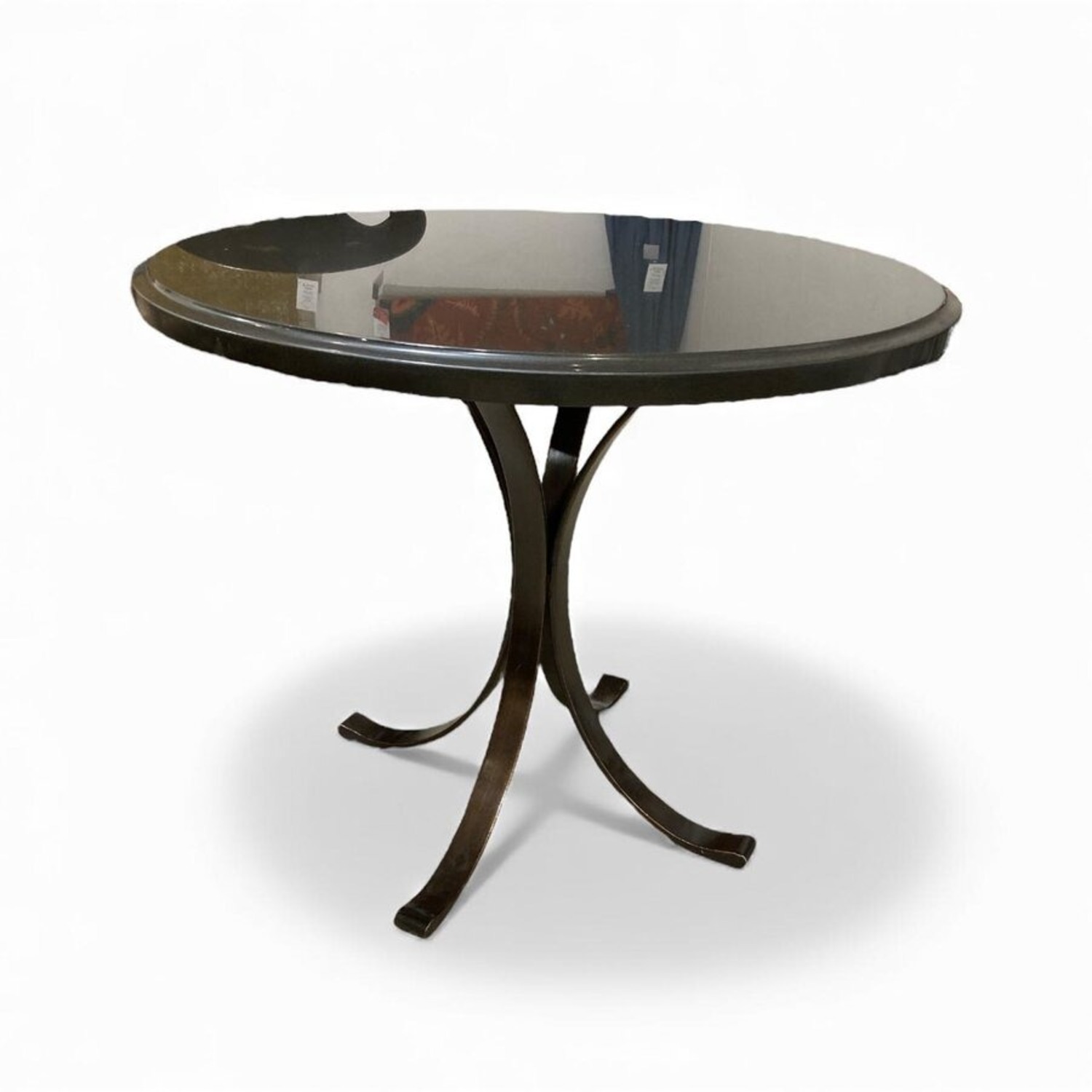 Metal Base Tulip W Granite Top Dining Table - image-1