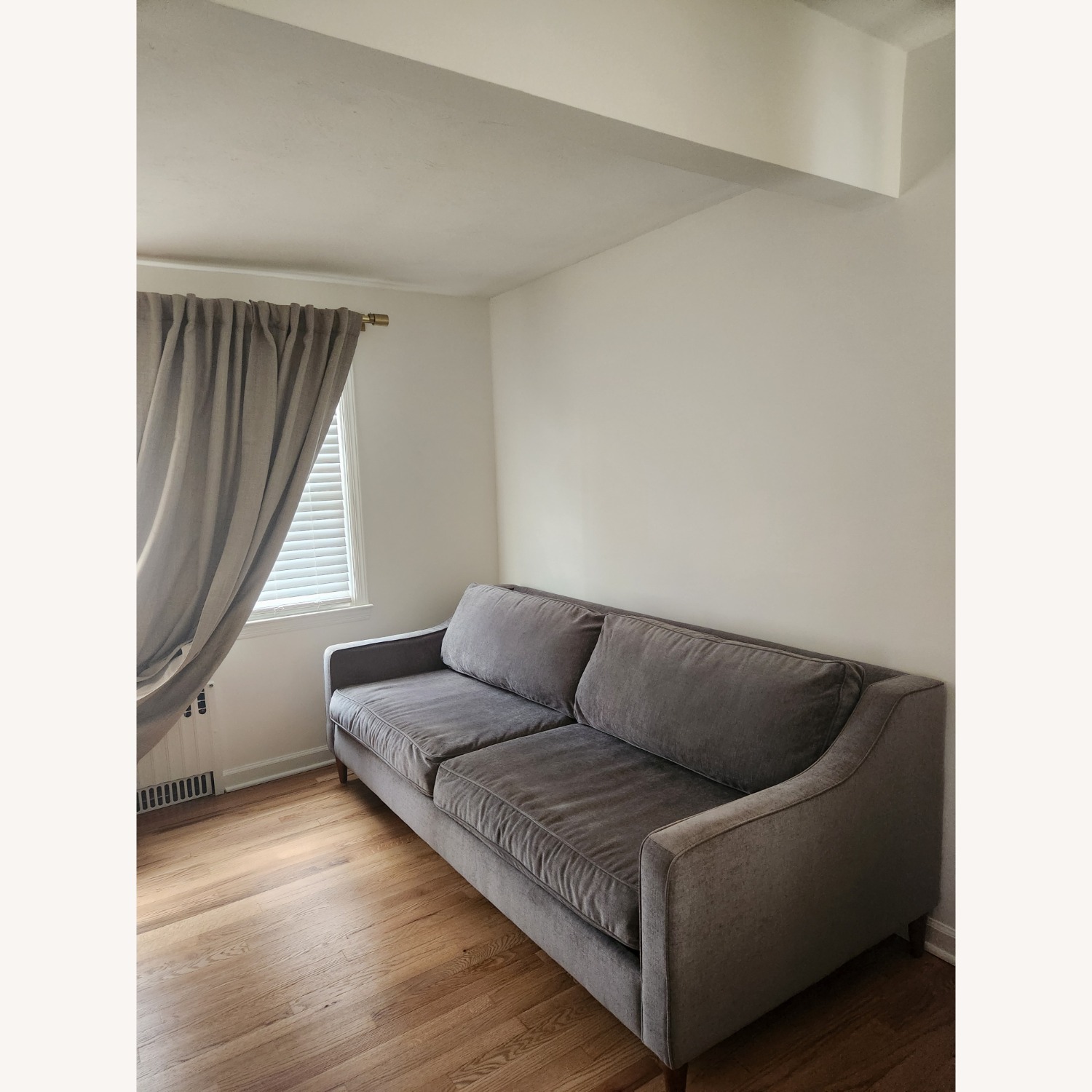 West Elm Paidge Dark Gray 3+ Seater Sofa - image-3