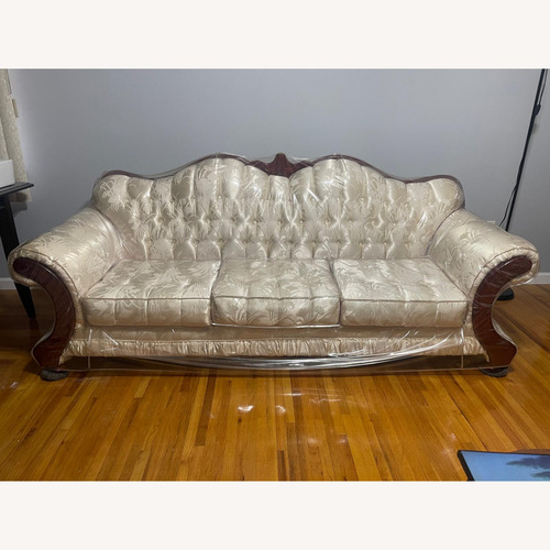 Used Victorian Ivory Sofa  for sale on AptDeco