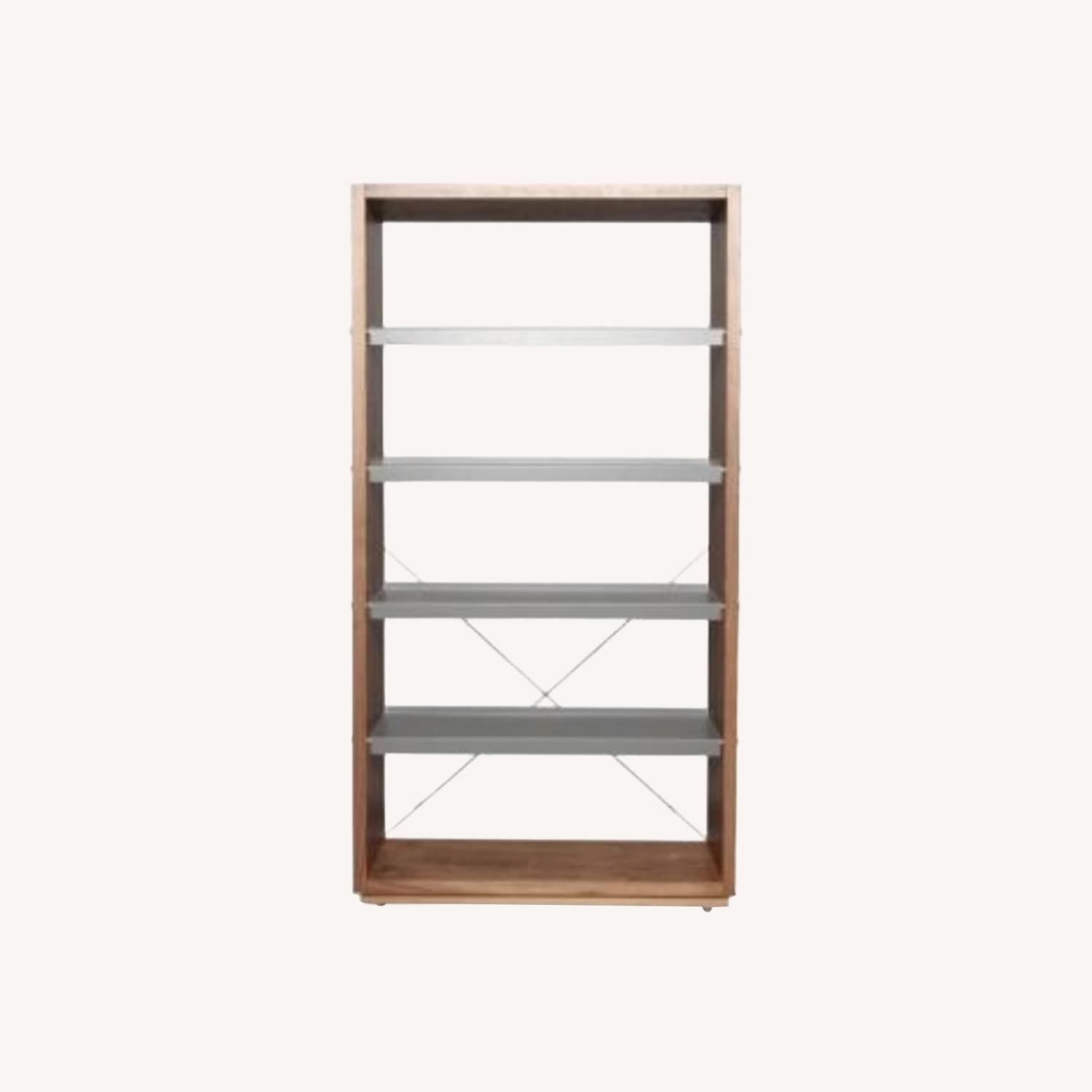 Blu Dot D3 Dark Brown Wood Bookcase - image-0