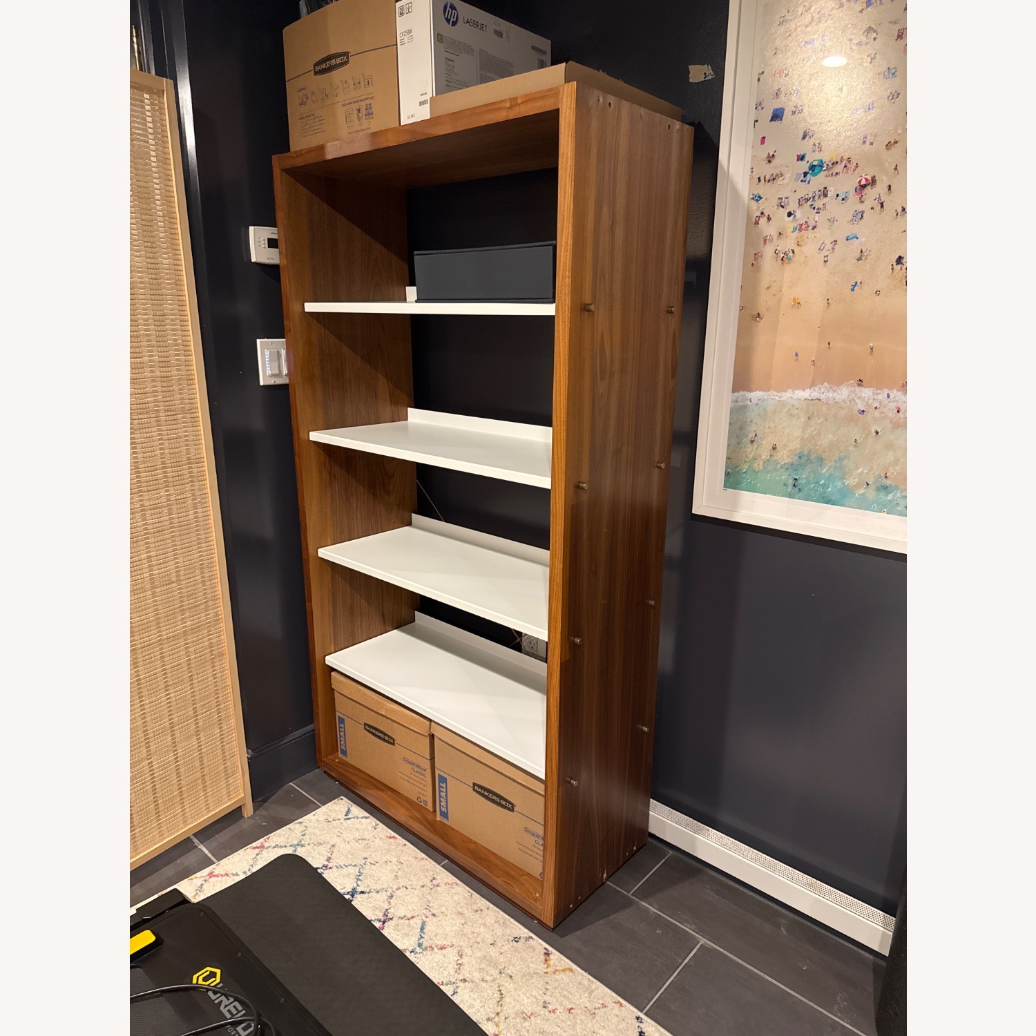 Blu Dot D3 Dark Brown Wood Bookcase - image-3