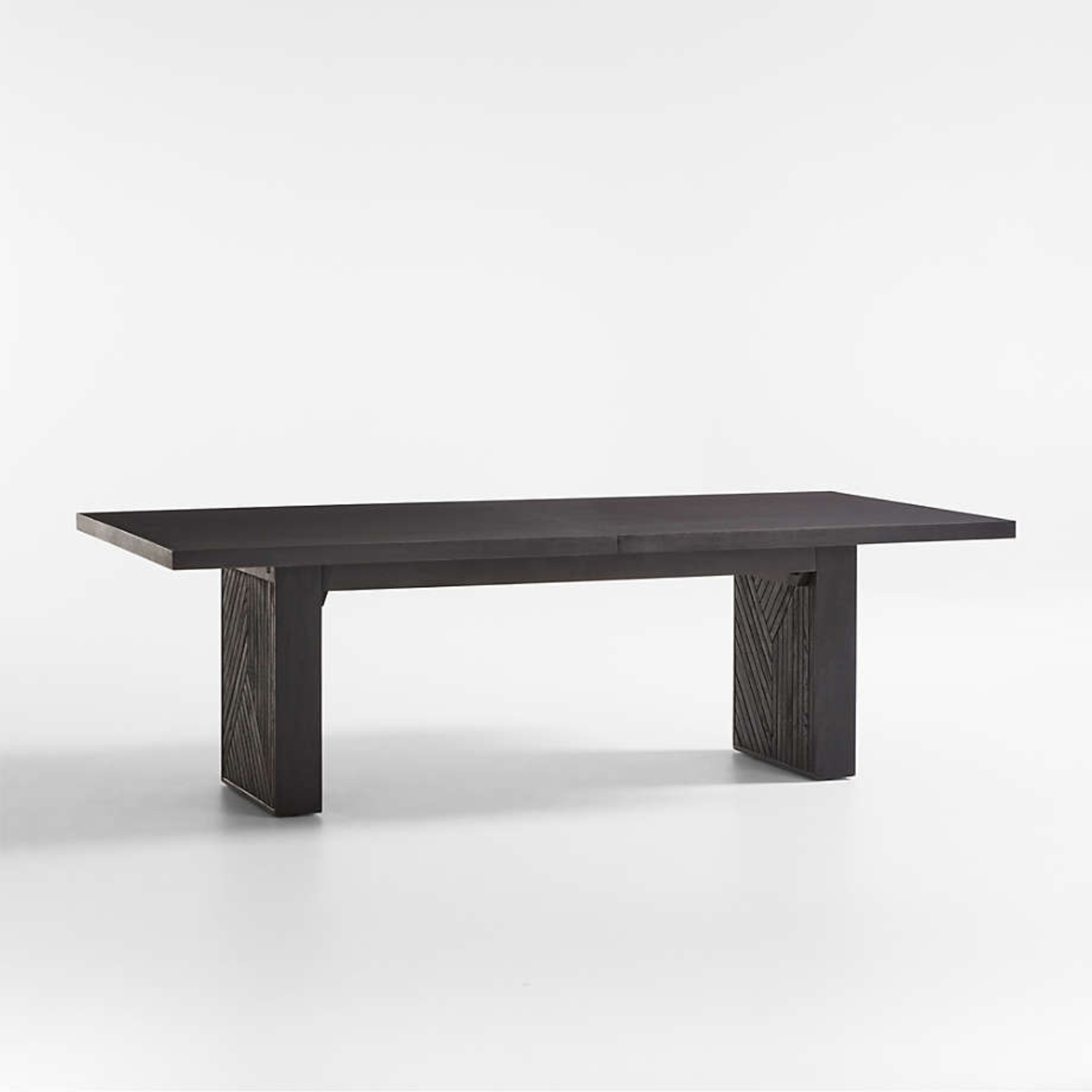 Crate & Barrel Dunewood Dining Table + Bench - image-7