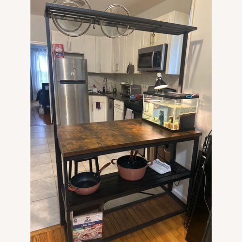 Used Wood Kitchen Island for sale on AptDeco