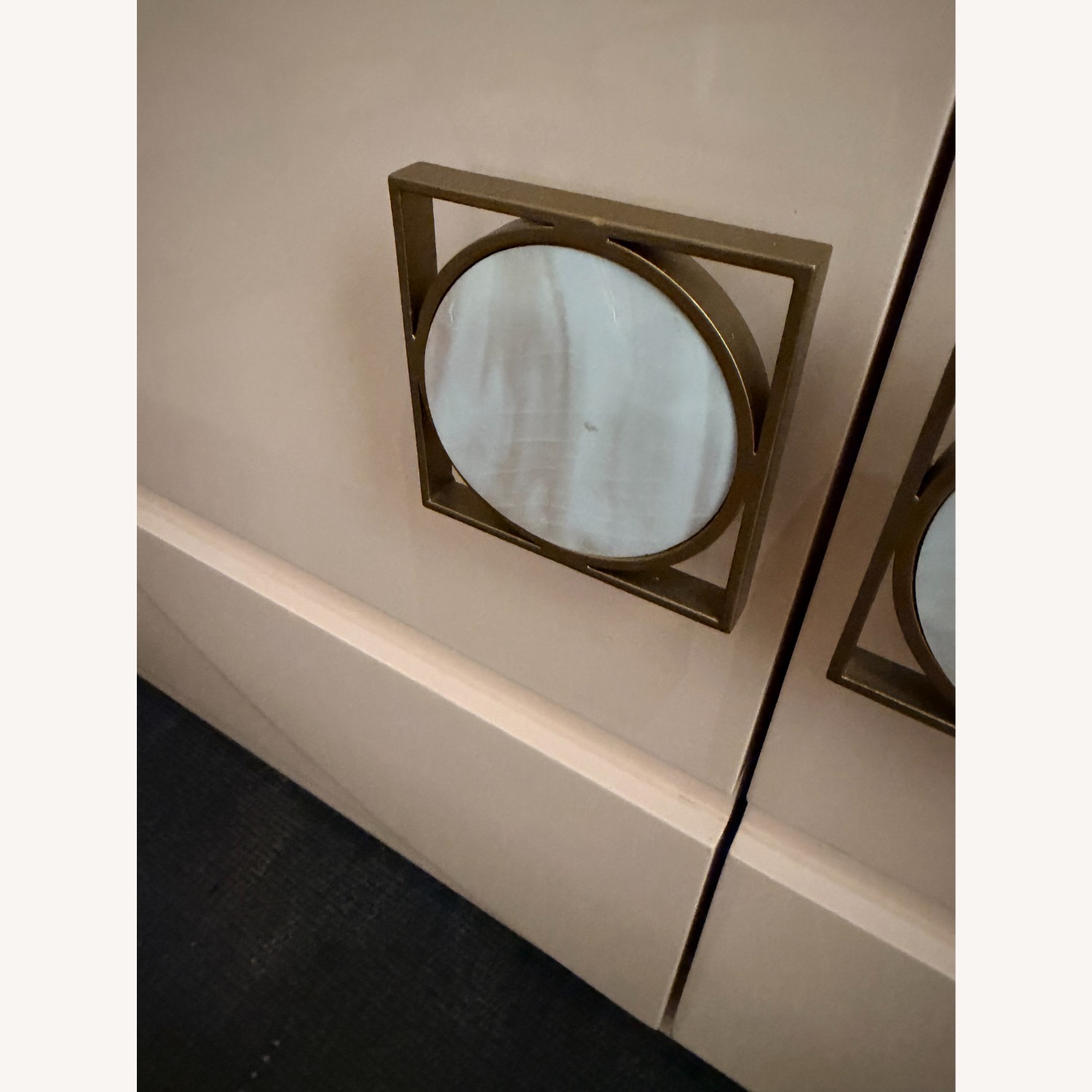 Anthropologie Hepworth Pink Lacquer Sideboard - image-4