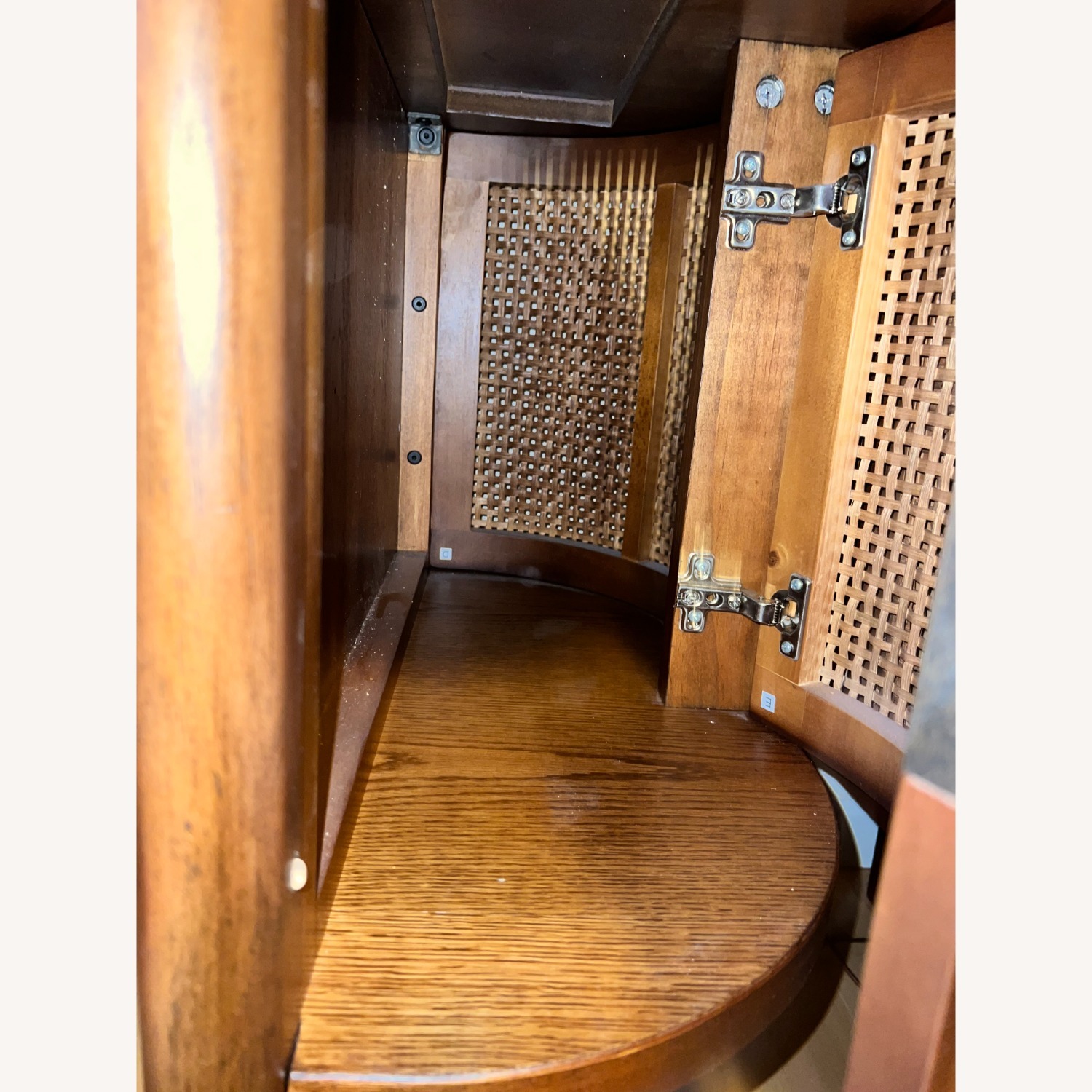 Mid-century Modern Wooden Desk with Storage - image-2