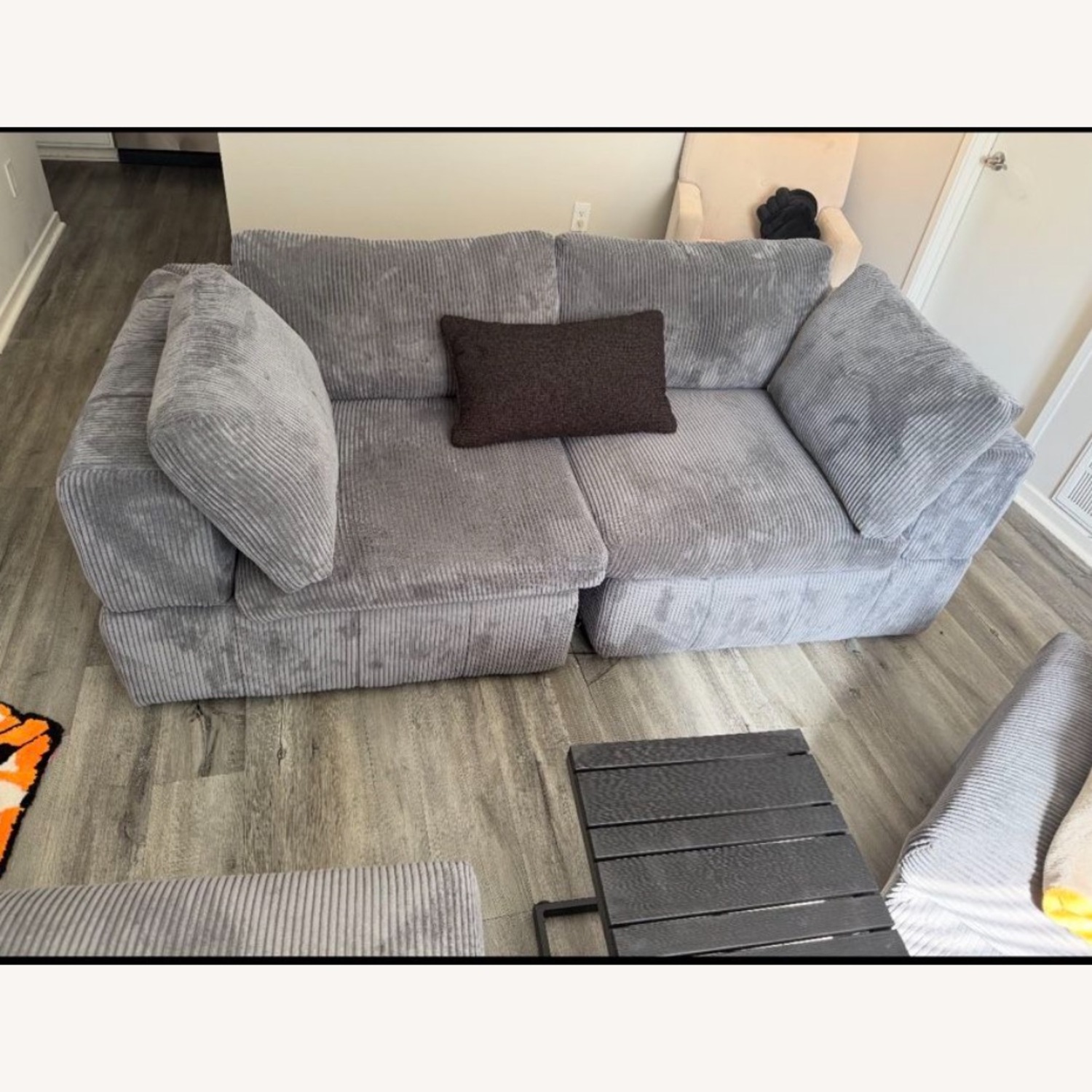 Laurynn 4 - Piece Corduroy Sectional - image-3