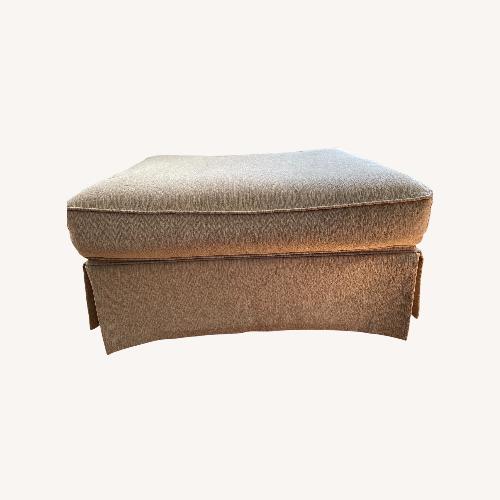 Used Chic & Comfy Beige Ottoman for sale on AptDeco