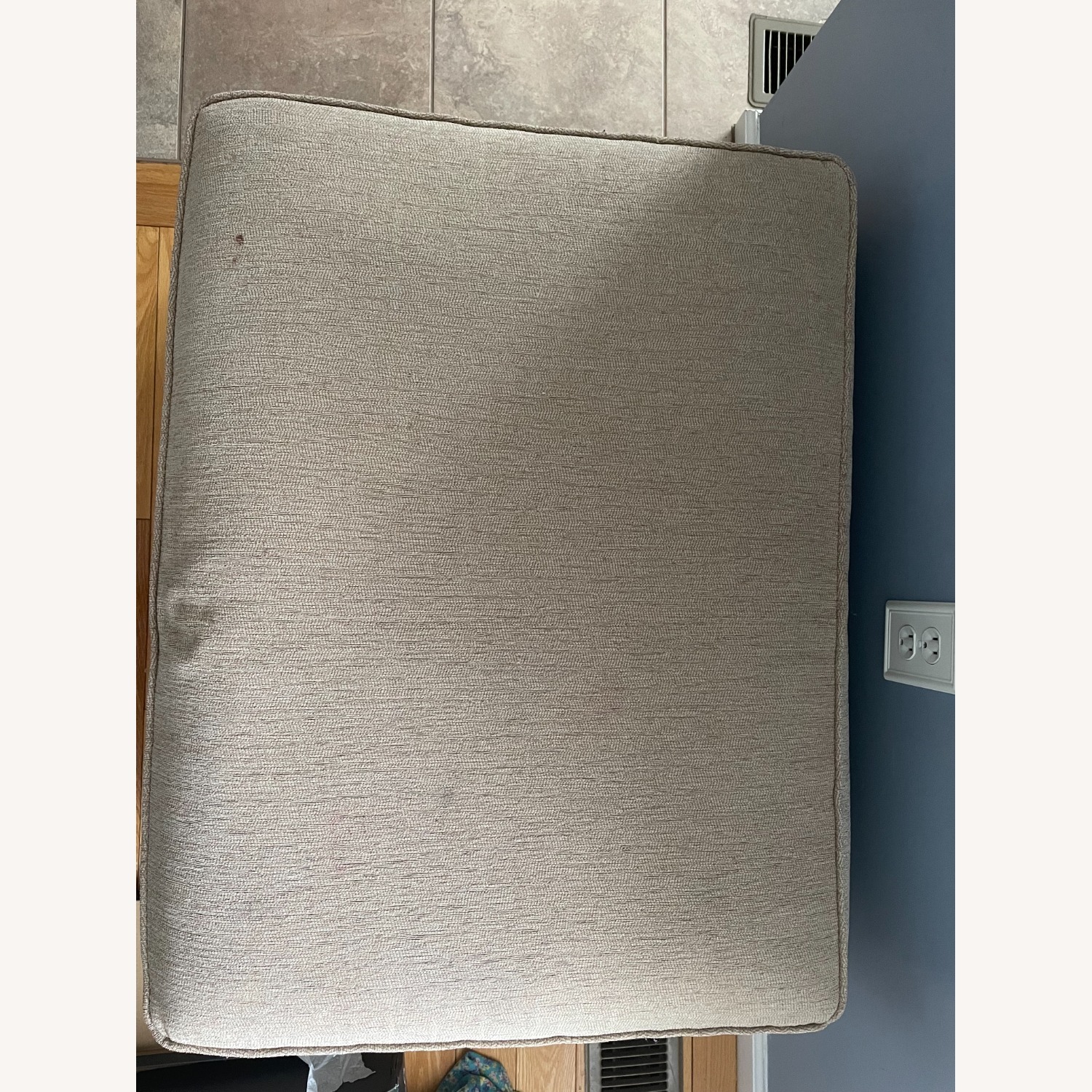 Chic & Comfy Beige Ottoman - image-2