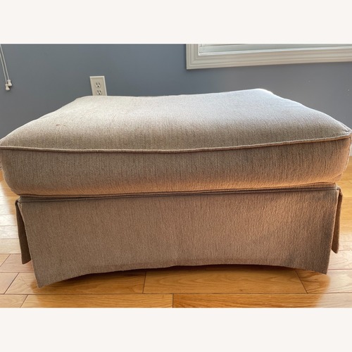 Used Chic & Comfy Beige Ottoman for sale on AptDeco