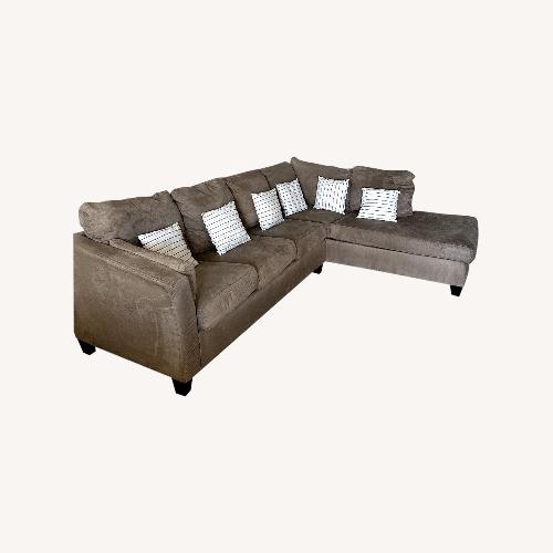 Used Klaussner L Shaped Sofa for sale on AptDeco