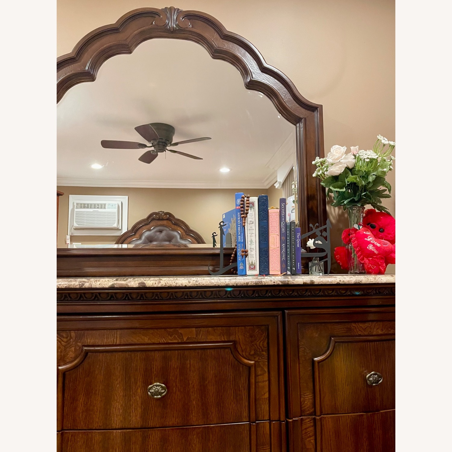 Ashley Furniture Dark Brown Wood Dresser - image-2