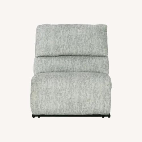 Used Mcclelland Light Gray Fabric Armless Recliner for sale on AptDeco