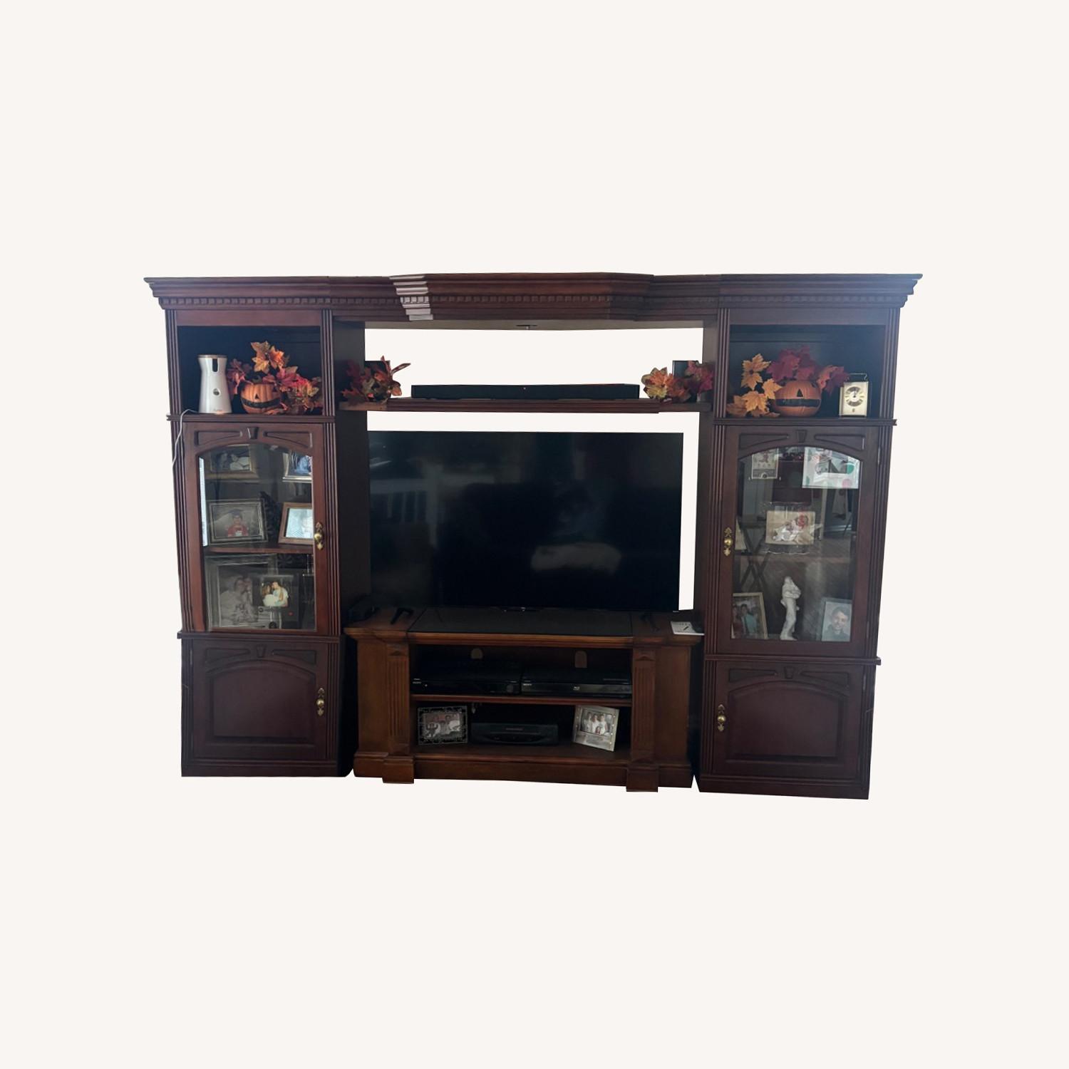 Large Entertainment Wall Unit - image-0
