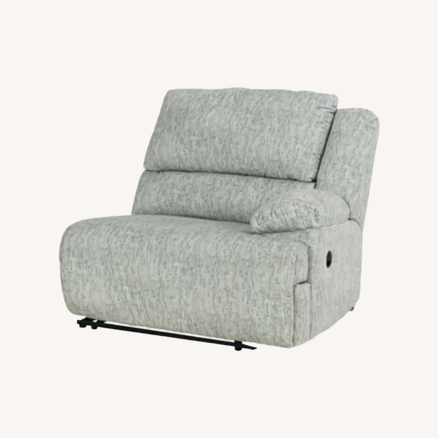 Ashley Furniture Mcclelland Light Gray Wall Recliner - image-0
