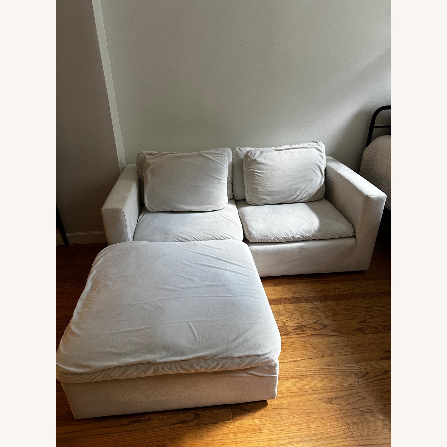 Plush Natural 2 Piece Modular Sectional - image-1